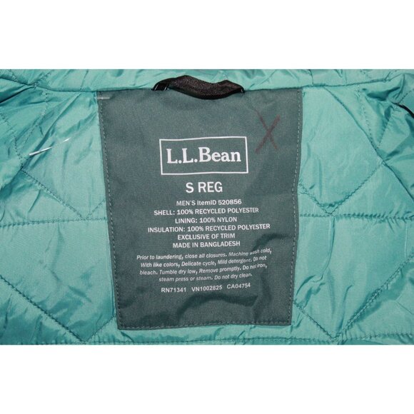 LL Bean Men's Wildcat Ski Jacket Dark Pine Waterproof PrimaLoft Size S Gorpcore - Picture 11 of 13